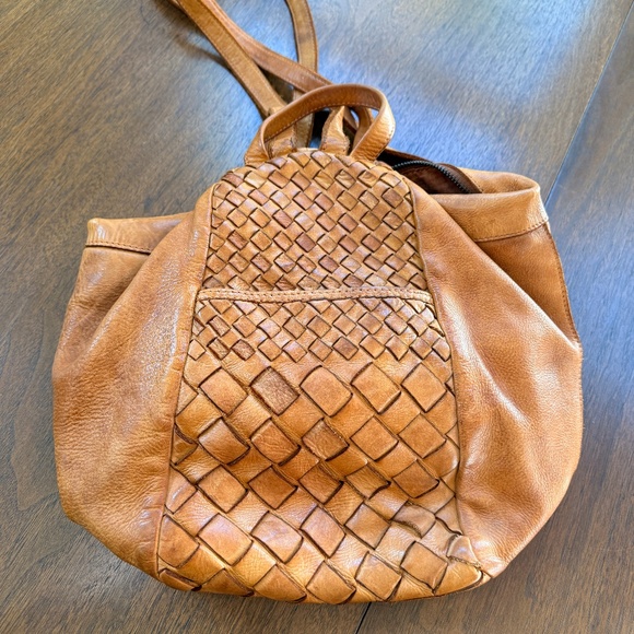 Handbags - Convertible leather backpack